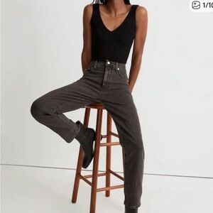 Madewell Women Perfect Vintage faded black jeans - 31